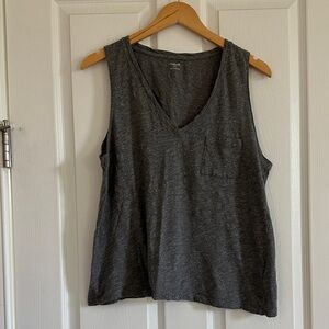 Madewell V-Neck Sleeveless Top